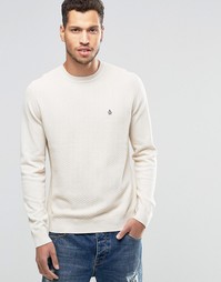 Вязаный джемпер с шевронным узором спереди Original Penguin - Рыжий