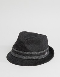 Шляпа с шевронным узором Fred Perry - Серый