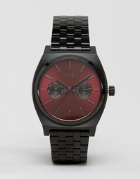 Черные наручные часы Nixon Time Teller Deluxe - Черный