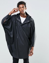 Водонепроницаемое пончо Rains - Черный