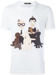 футболка с нашивками  Dolce &amp; Gabbana