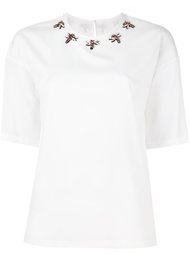 топ с украшениями в виде стрекоз Dolce &amp; Gabbana