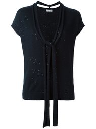 свитер с пайетками Brunello Cucinelli