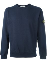 толстовка с нашивкой на рукаве Stone Island