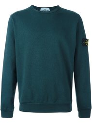 толстовка с нашивкой на рукаве Stone Island