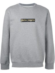 толстовка с принтом логотипа   Palm Angels