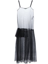 полупрозрачное присборенное платье Stella McCartney