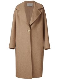 однобортное удлиненное пальто Grey Jason Wu