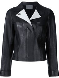 куртка с контрастными лацканами Grey Jason Wu
