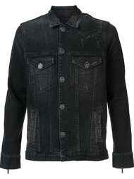 куртка 'Dirty Denim Trucker' En Noir