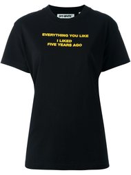 футболка 'everything you like' Off-White