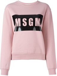 толстовка с логотипом  MSGM