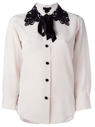 блузка с кружевным воротником Marc Jacobs