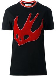 футболка с вышивкой ласточки  McQ Alexander McQueen