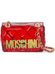 сумка на плечо с логотипом  Moschino
