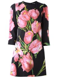 платье с цветочным принтом Dolce &amp; Gabbana