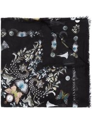 шарф 'Night Obsession' Alexander McQueen