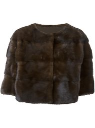 cropped fur jacket Yves Salomon
