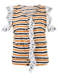 stripe ruffled blouse Isabela Capeto