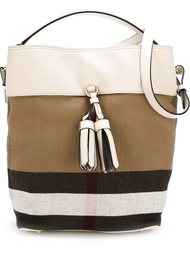 large striped bucket bag Burberry