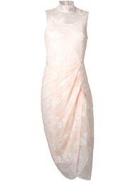 полупрозрачное платье с вышивкой Simone Rocha