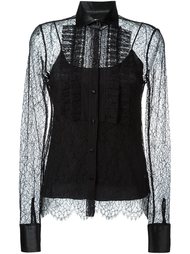 полупрозрачная кружевная блузка  Ermanno Scervino