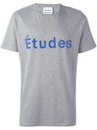 футболка с принтом логотипа Études Studio