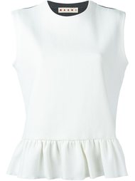 топ с оборками Marni