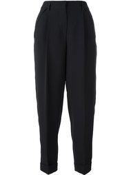 брюки с отворотами Giorgio Armani