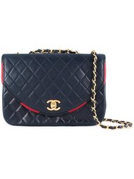 bi-colour flap shoulder bag Chanel Vintage
