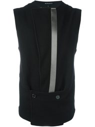 жилет с полоской металлик Ann Demeulemeester
