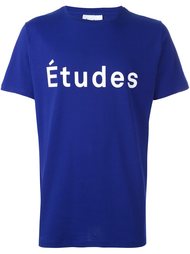 футболка с принтом логотипа Études Studio