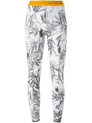 спортивные лосины с узором Adidas By Stella Mccartney