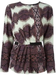 abstract print blouse Etro