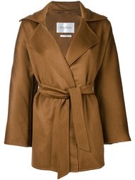 укороченное пальто с поясом Max Mara