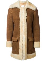 пальто из овчины Saint Laurent