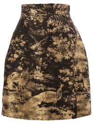 floral brocade skirt Oscar de la Renta