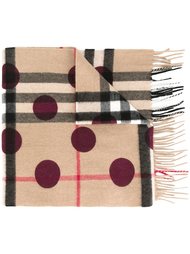 multiple patterned scarf Burberry