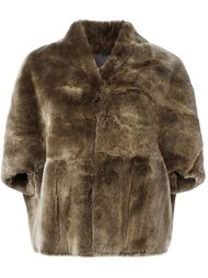меховая куртка с рукавами три четверти Plein Sud