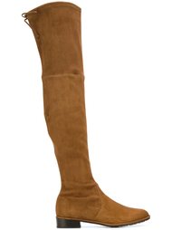ботфорты на низком каблуке  Stuart Weitzman