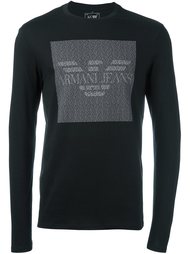 logo print sweatshirt Armani Jeans