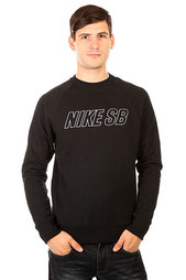 Толстовка классическая Nike SB Everett Reveal Crewneck Black