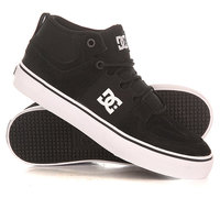 Кеды кроссовки высокие детские DC Lynx Vulc Youth Mid Black/White