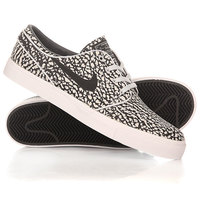 Кеды кроссовки низкие Nike Zoom Stefan Janoski Elite Pure Platinum/Black White