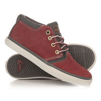 Кеды кроссовки высокие детские Quiksilver Griffin Red/Grey