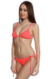 Купальник женский Roxy Dbl Tiki Tri Brazilian String Glow Pink