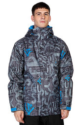 Куртка Quiksilver Mission Printed 10k Ins Jkt Asphalt