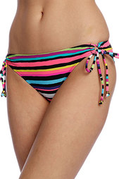 Плавки женские Roxy 70S Lowrider Tie Side True Black