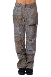 Штаны сноубордические Quiksilver Dark And Stormy Pant Slate Green