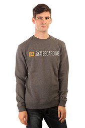 Толстовка классическая DC Minimal Heather Charcoal